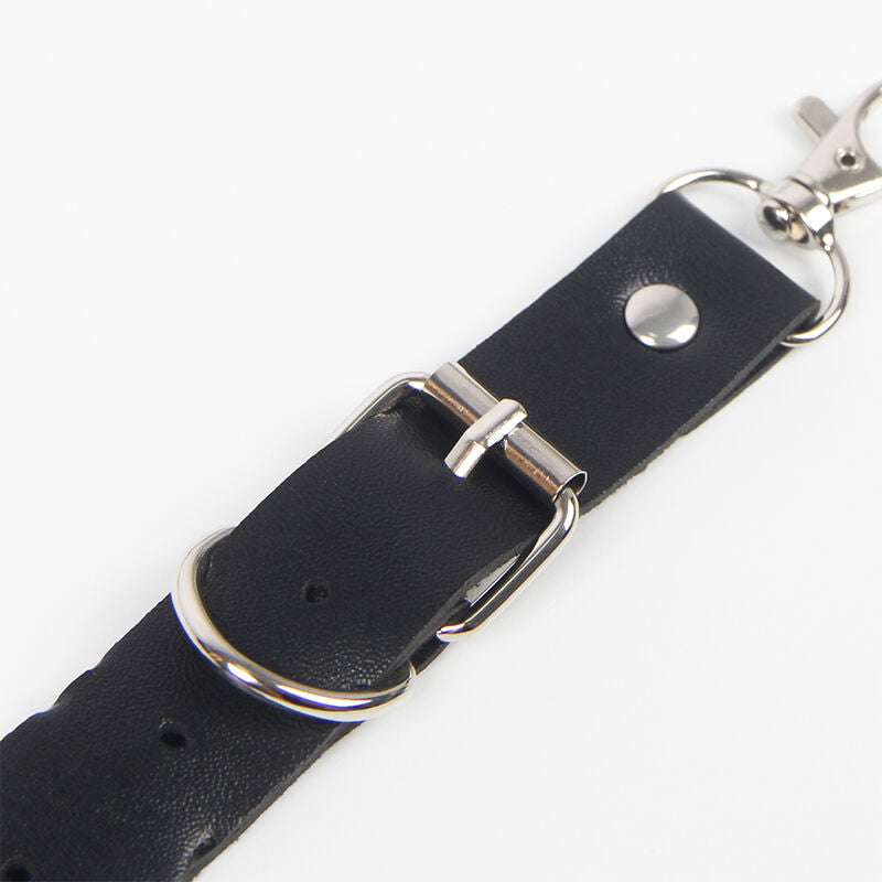 SUBBLIME - GURTGESCHIRR MIT RINGEN UND KETTE DETAIL EINHEITSGRÖSSE