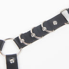 SUBBLIME - GURTGESCHIRR MIT RINGEN UND KETTE DETAIL EINHEITSGRÖSSE