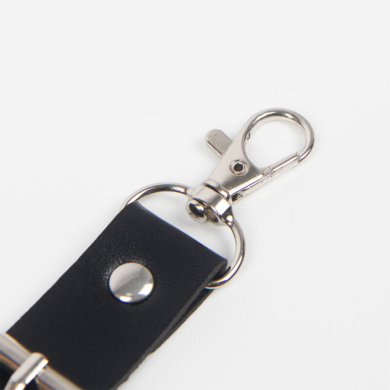 SUBBLIME - GURTGESCHIRR MIT RINGEN UND KETTE DETAIL EINHEITSGRÖSSE
