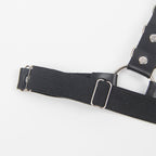 SUBBLIME - GURTGESCHIRR MIT RINGEN UND KETTE DETAIL EINHEITSGRÖSSE