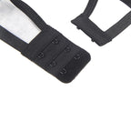SUBBLIME - 3-TEILIGES SET BH + SLIP + STRUMPFBAND SPITZE SCHWARZ S/M