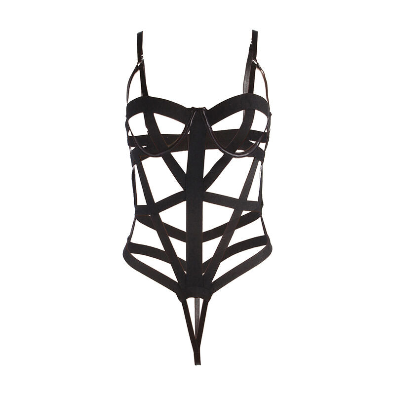 SUBBLIME - BODY SEXY MIT AUSSCHNITTEN SCHWARZ S/M