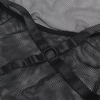 SUBBLIME - TRANSPARENTES NECKHOLDERKLEID SCHWARZ S/M