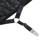 SUBBLIME - TRANSPARENTES NECKHOLDERKLEID SCHWARZ S/M