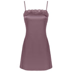 LIVCO CORSETTI FASHION - JACQUELINE LC 90249 MORGENMANTEL + HEMD + SLIP VIOLETT S/M