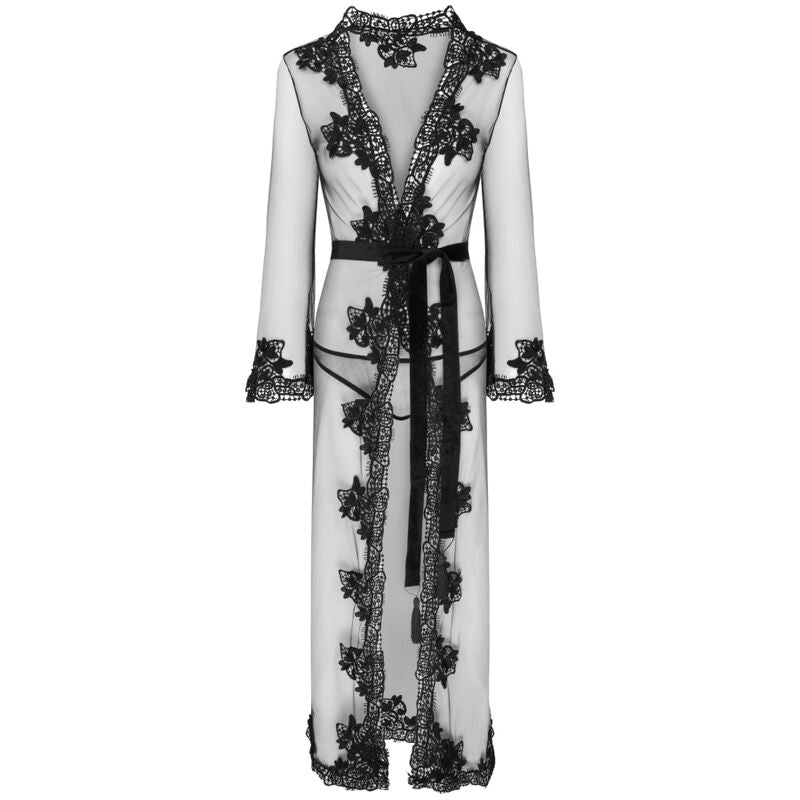 LIVCO CORSETTI FASHION - KLEID NOKINA LC XG055 + SLIP SCHWARZ EINHEITSGRÖSSE