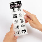 SECRET PLAY - SET AUS 10 TEMPORÄREN KINKY-TATTOOS KOLLEKTION