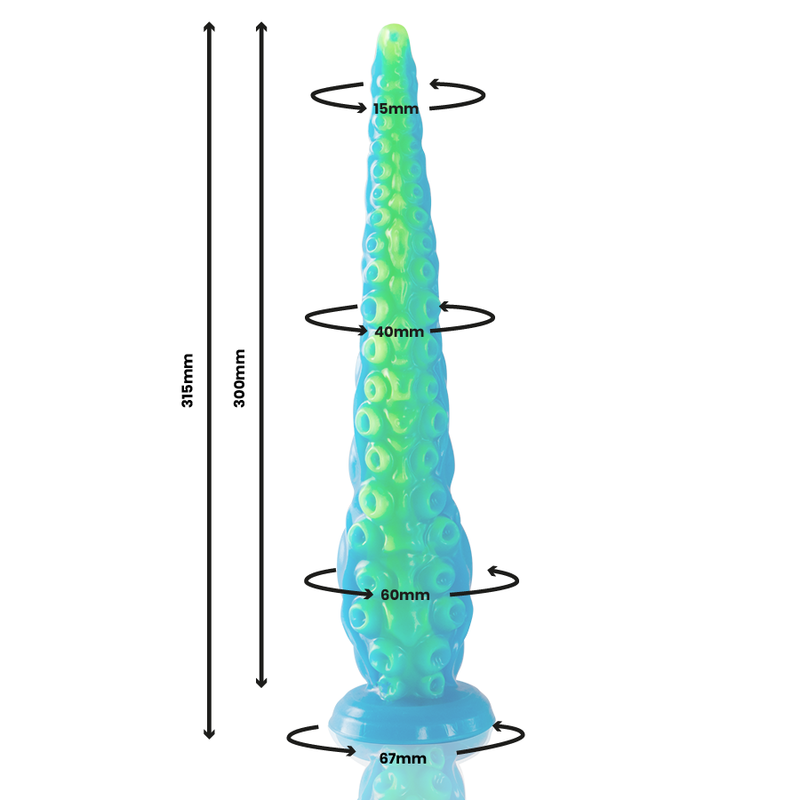 EPIC - GODE TENTAKEL SCHMAL FLUORESZIEREND SCYLLA GROSSE GRÖSSE