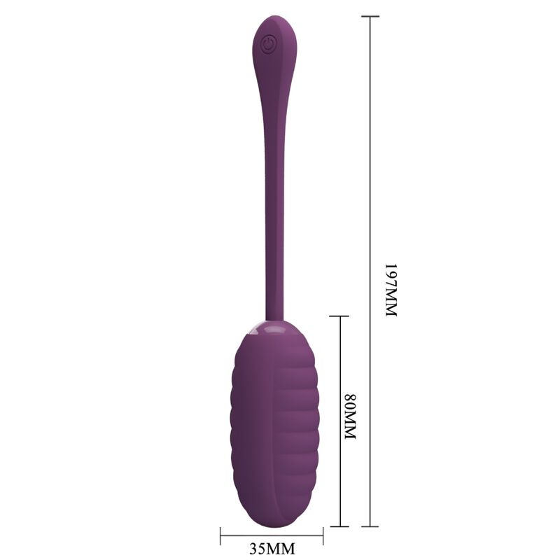 PRETTY LOVE - CASPER VIOLETTES WIEDERAUFLADBARES VIBRIERENDES EI