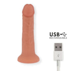 ONINDER – GROSSER BOGOTÁ VIBRATOR 9 GESCHWINDIGKEITEN NATÜRLICH 22 CM – Ø 4,5 CM – GRATIS-APP