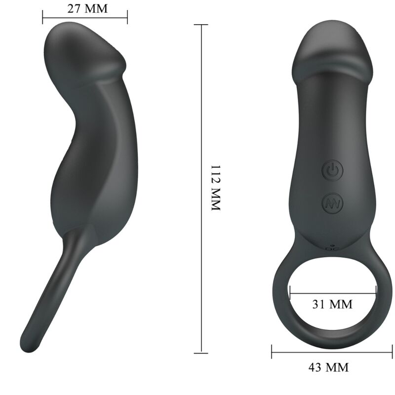 PRETTY LOVE - ANALRING UND VIBRATOR WARREN SCHWARZ