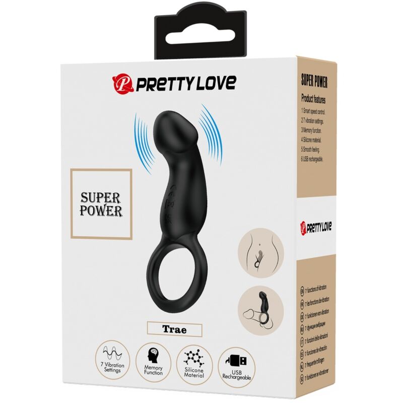 PRETTY LOVE - ANALRING UND VIBRATOR WARREN SCHWARZ