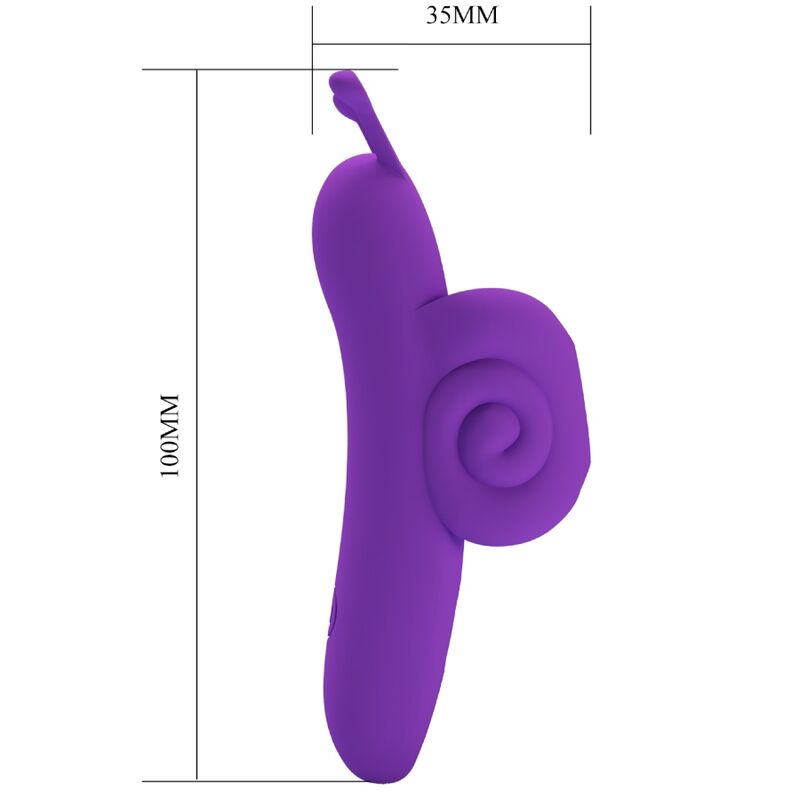 PRETTY LOVE - KRAFTVOLLER SCHNECKEN-FINGERSTIMULATOR LILA