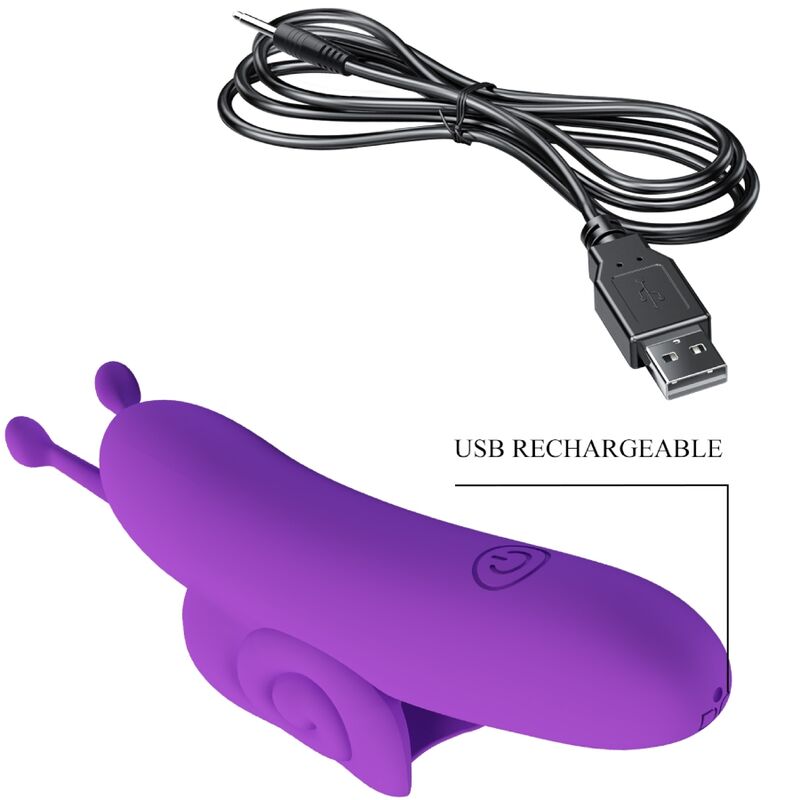 PRETTY LOVE - KRAFTVOLLER SCHNECKEN-FINGERSTIMULATOR LILA