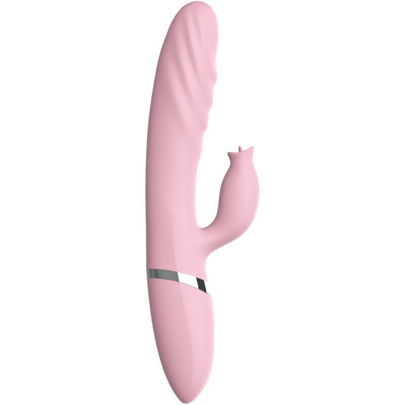 ARMONY - VIBRATOR & STOSSEND MIT WÄRME-ZUNGENEFFEKT ROSA