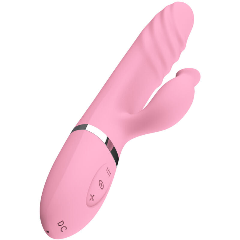 ARMONY - VIBRATOR & STOSSEND MIT WÄRME-ZUNGENEFFEKT ROSA