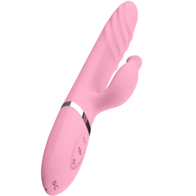 ARMONY - VIBRATOR & STOSSEND MIT WÄRME-ZUNGENEFFEKT ROSA