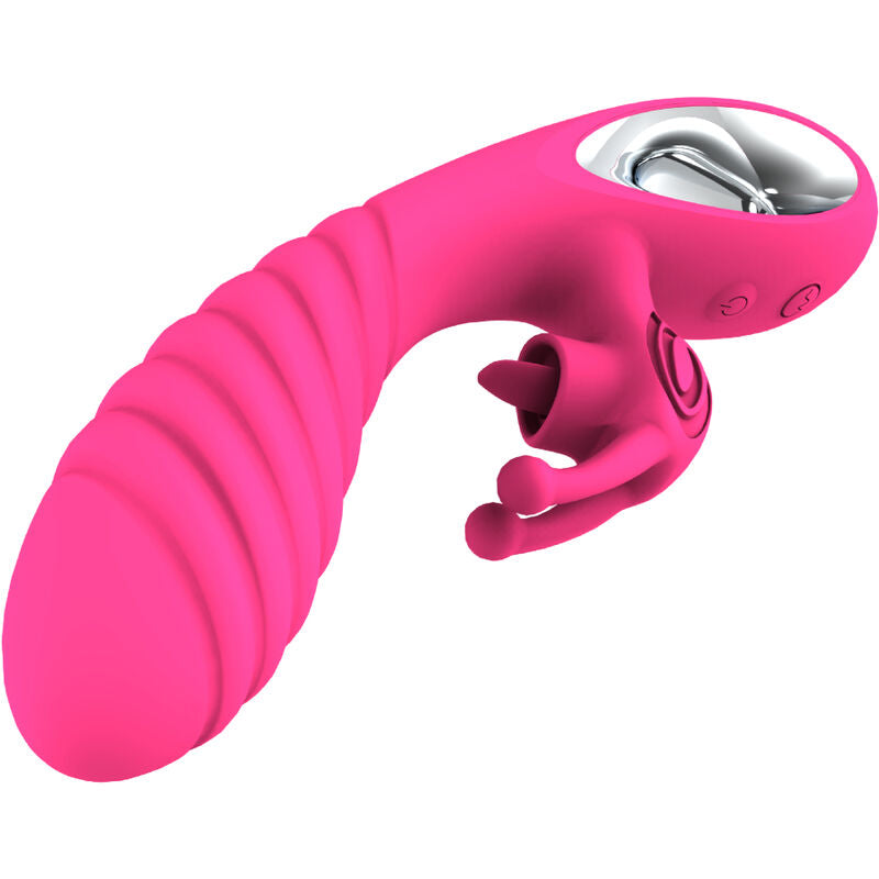 ARMONY - VIBRATOR VICKY RABBIT MIT ZUNGE ZIEHRING FUCHSIA