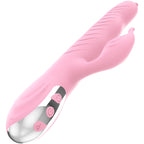 ARMONY - DOPPELTER ZUNGEN-VIBRATOR MARCIA & POUSETTE MIT WÄRMEEFFEKT ROSA