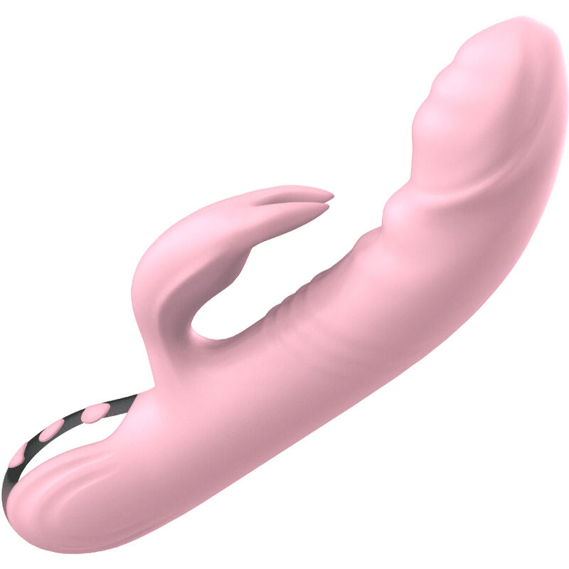 ARMONY - VOLLSTÄNDIG FINGERFÖRMIGER HASENVIBRATOR MIT WÄRMEEFFEKT ROSA