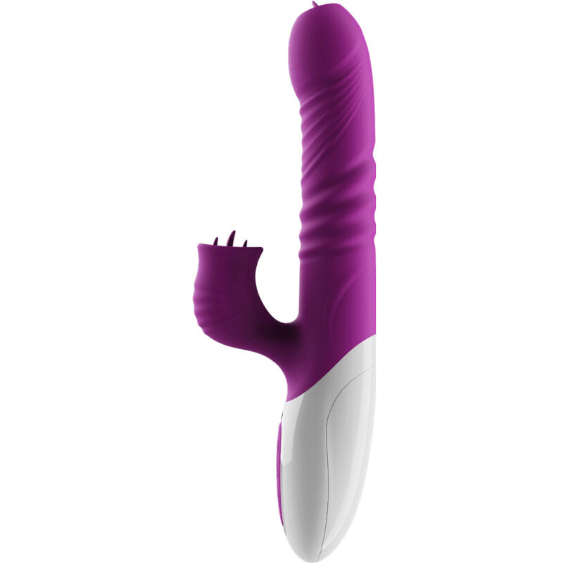 ARMONY – DOPPELZUNGEN-VIBRATOR MIT VIOLETtem WÄRMEEFFEKT