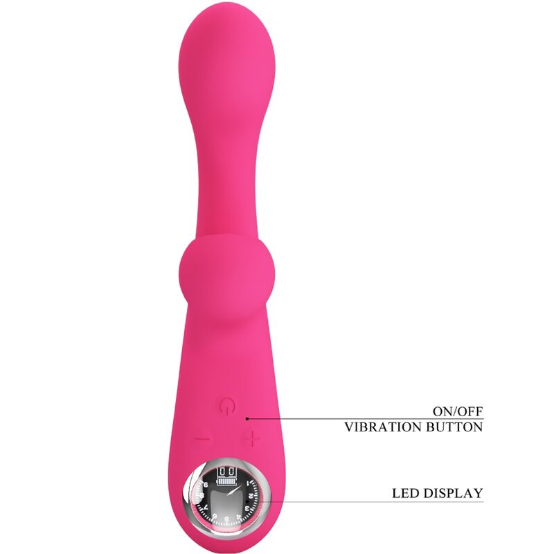 PRETTY LOVE - SKYLAR VIBRATOR STIMULATOR ROSA