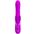 PRETTY LOVE - MULTIFUNKTIONS-VIBRATOR HASE 4-IN-1 SCHMETTERLING FUCHSIA