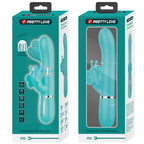 PRETTY LOVE - MULTIFUNKTIONS-KANINCHENVIBRATOR 4-IN-1 SCHMETTERLING AQUA GRÜN