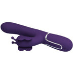 PRETTY LOVE - MULTIFUNKTIONS-KANINCHEN-VIBRATOR 4 IN 1 LILA SCHMETTERLING
