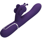 PRETTY LOVE - MULTIFUNKTIONS-KANINCHEN-VIBRATOR 4 IN 1 LILA SCHMETTERLING