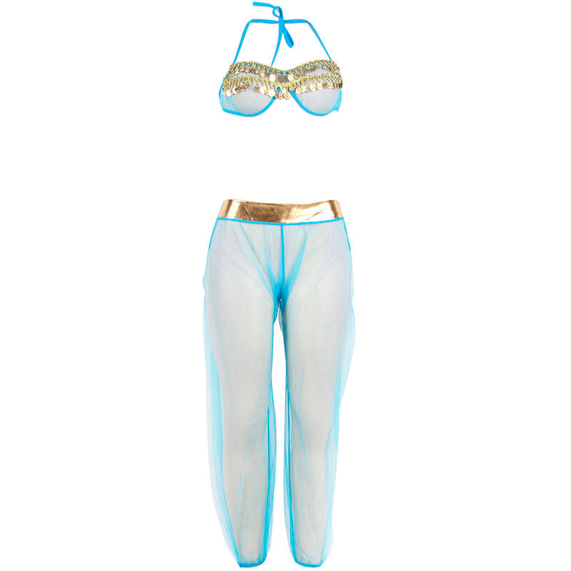 SUBBLIME - WÄSCHE-SET INDIA STYLE BLAU S/M