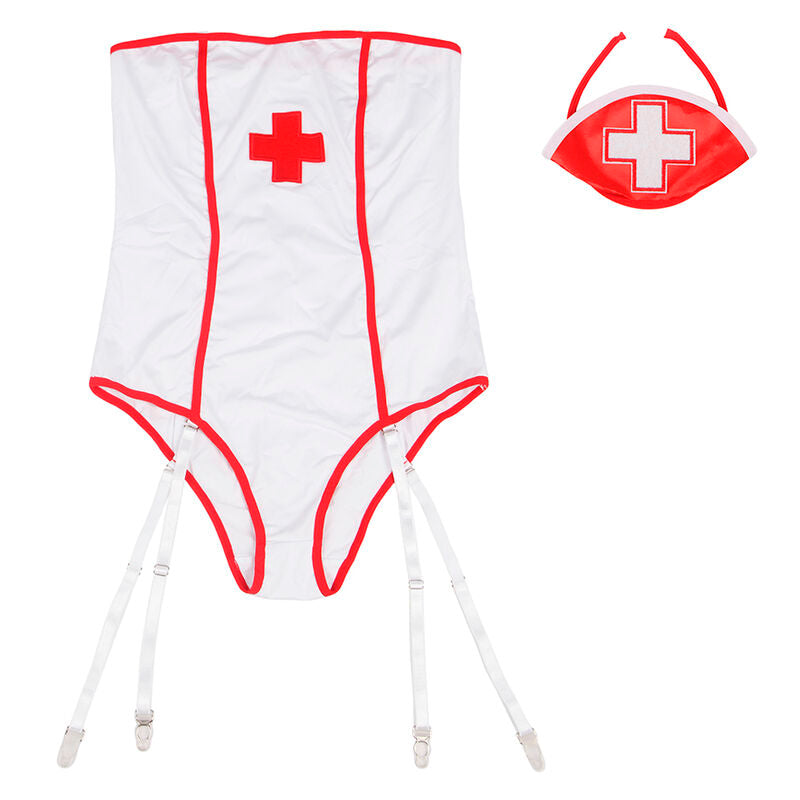 SUBBLIME – SEXY KRANKENSCHWESTER-KOSTÜM MIT TEDDY S/M