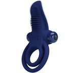 PRETTY LOVE - BRONSON DOPPELRING MIT VIBRATION BLAU