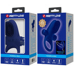 PRETTY LOVE - VIBRIERENDER COCKRING BLAU