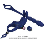 PRETTY LOVE - AYAD VIBRATOR-HASENRING MIT BLAUEM PLUG