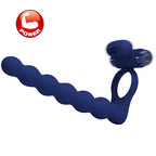 PRETTY LOVE - AJMAL VIBRIERENDER RING MIT BLAUEM PLUG