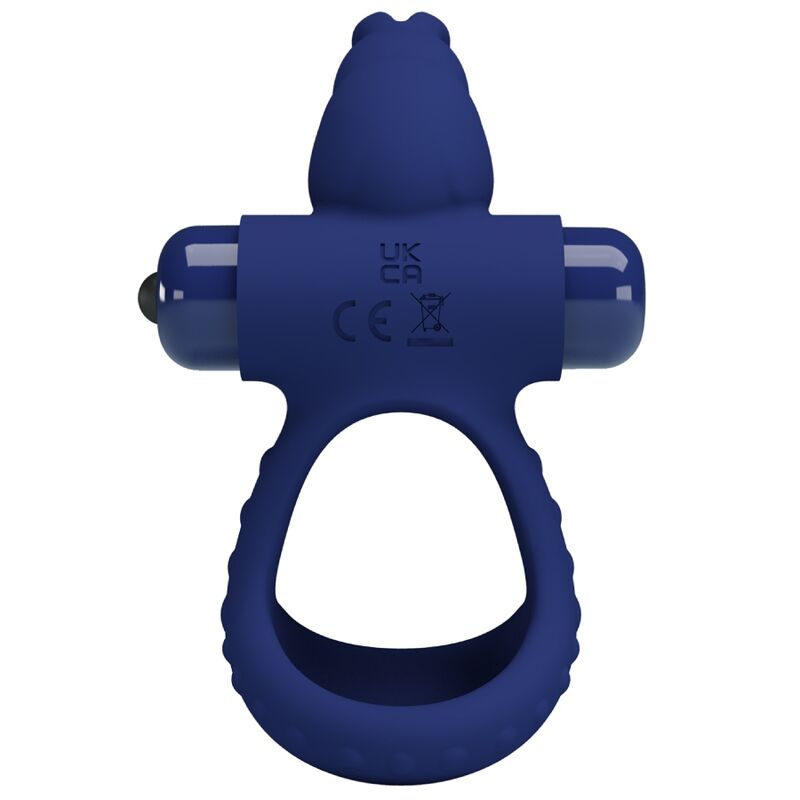 PRETTY LOVE - LUCHITO DOPPELRING-VIBRATOR HASE BLAU