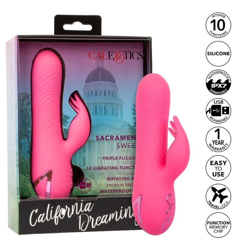 CALEXOTICS - SACRAMENTO SWEETIE HÄSCHEN-VIBRATOR ROSA VON CALIFORNIA DREAMING