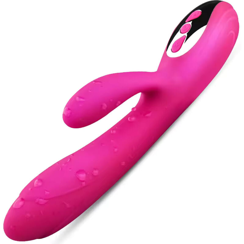 ARMONY - FLEXIBLER VIBRATOR & STIMULATOR MIT WÄRME-EFFEKT FUCHSIA