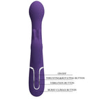 PRETTY LOVE - DEJON VIBRATOR RABBIT 3 IN 1 MULTIFUNKTIONAL VIOLETT