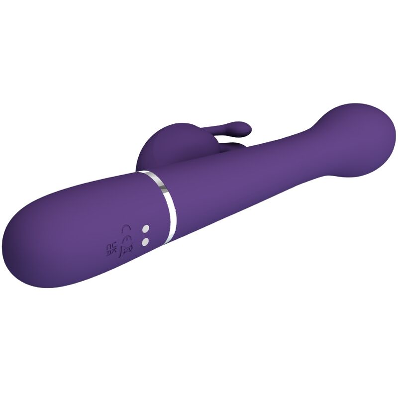 PRETTY LOVE - DEJON VIBRATOR RABBIT 3 IN 1 MULTIFUNKTIONAL VIOLETT