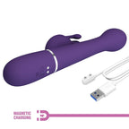 PRETTY LOVE - DEJON VIBRATOR RABBIT 3 IN 1 MULTIFUNKTIONAL VIOLETT