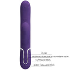PRETTY LOVE - PERLITA G-SPOT-VIBRATOR 3-IN-1 MULTIFUNKTION VIOLETT