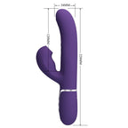 PRETTY LOVE - PERLITA G-SPOT-VIBRATOR 3-IN-1 MULTIFUNKTION VIOLETT
