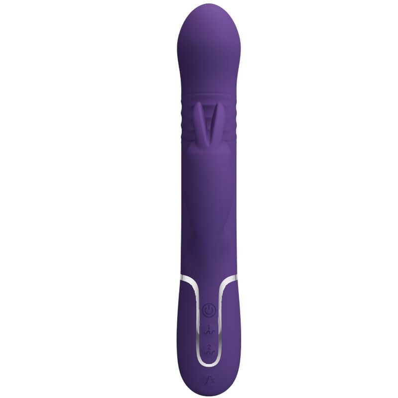 PRETTY LOVE - VIBRATOR COALE KANINCHEN 4 IN 1 VIOLETT