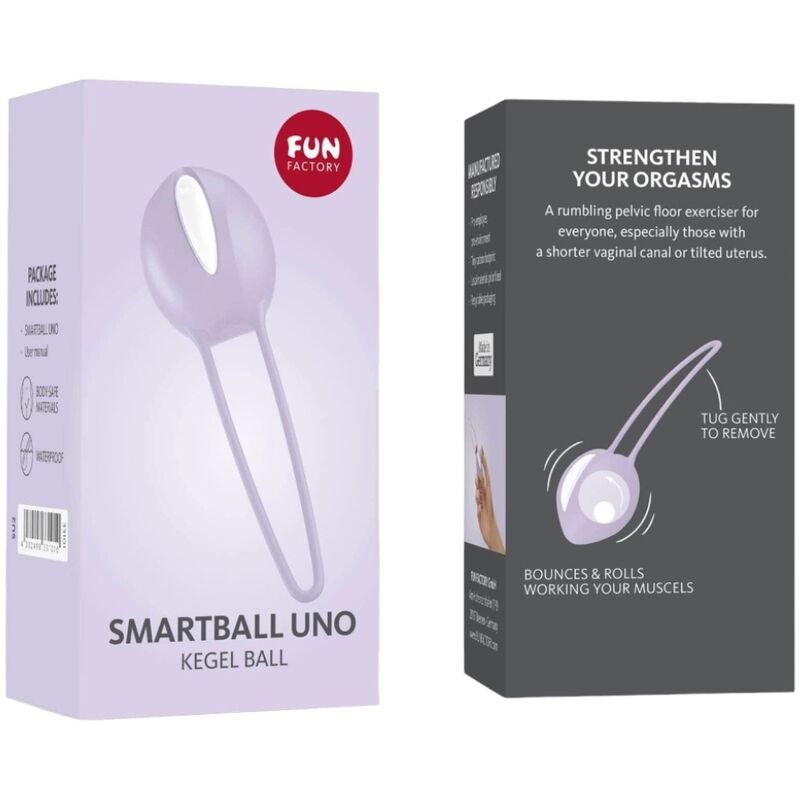 FUN FACTORY - SMARTBALL UNO BECKENBALL WEISS / PASTEL LILA