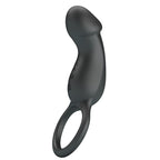 PRETTY LOVE - TRAE VIBRATIONS-RING MIT STIMULATOR SCHWARZ