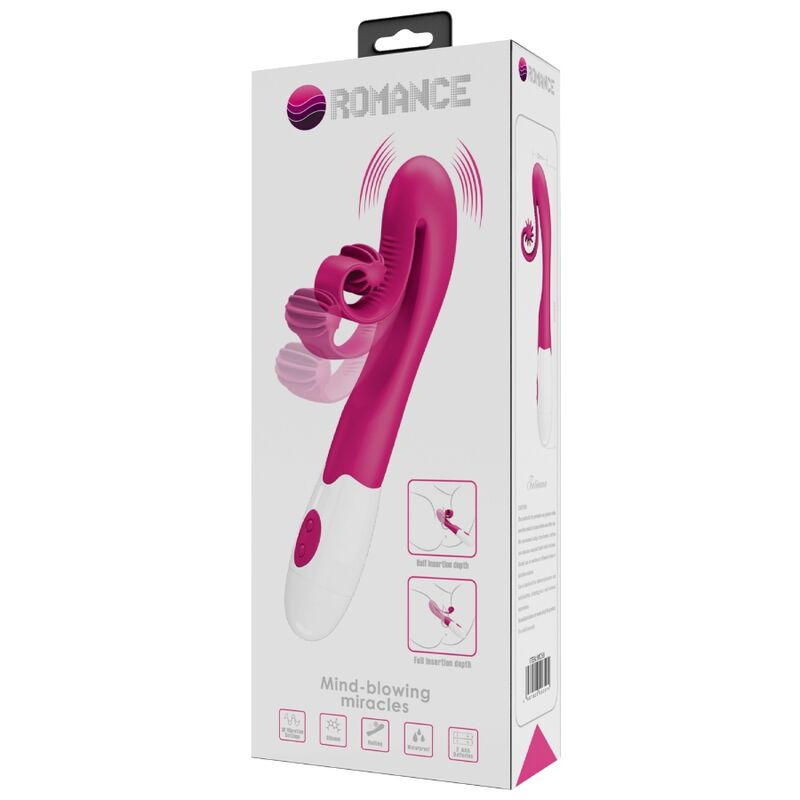 ROMANCE - 30-GANG-VIBRATOR UND STIMULATOR ROSA