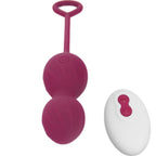 ARMONY - BLOSSOMS VAGINALHANTEL VIBRATION FERNBEDIENUNG 10 VIBRATIONEN DUNKELROT