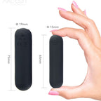 ARMONY -SPLASH HEHE BULLET VIBRATOR SILIKON 10 VIBRATIONSSTUFEN 65 X 15 CM SCHWARZ